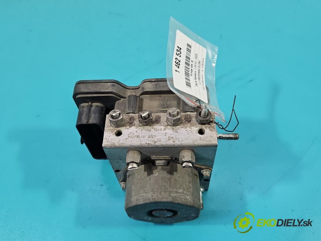 Dacia Sandero II 2012-2020 1.0 12V 73 HP manual 54 kW 999 cm3 5- čerpadlo abs 0265956560 (Pumpa ABS)
