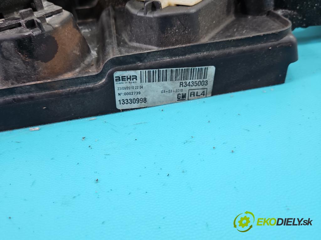 Opel Meriva B 2010-2017 1.7 cdti 131 HP manual 96 kW 1686 cm3 5- Ventilátor chladiča 13330998