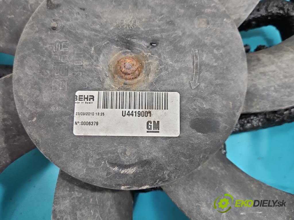 Opel Meriva B 2010-2017 1.7 cdti 131 HP manual 96 kW 1686 cm3 5- Ventilátor chladiča 13330998