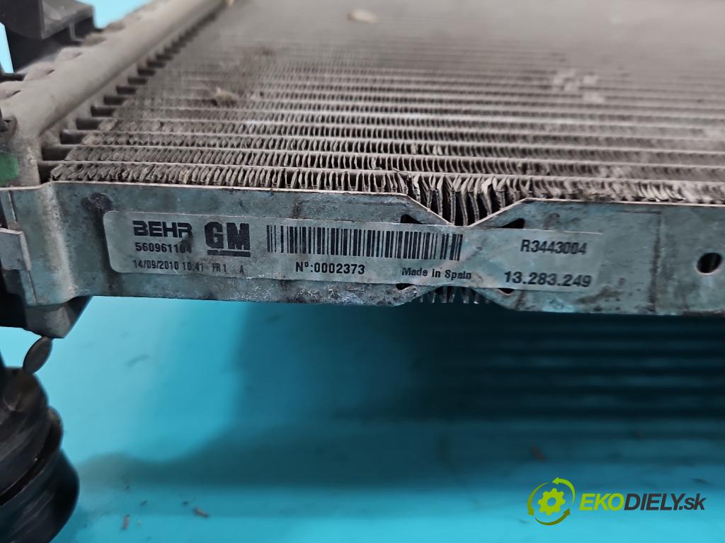 Opel Meriva B 2010-2017 1.7 cdti 131 hp manual 96 kW 1686 cm3 5- Chladič vody 560961104 (Chladiče vody)