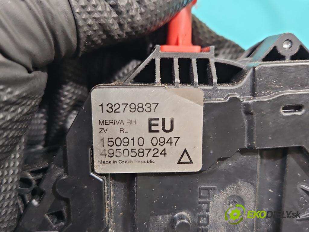 Opel Meriva B 2010-2017 1.7 cdti 131 hp manual 96 kW 1686 cm3 5- zámek zadní pravý 13279837