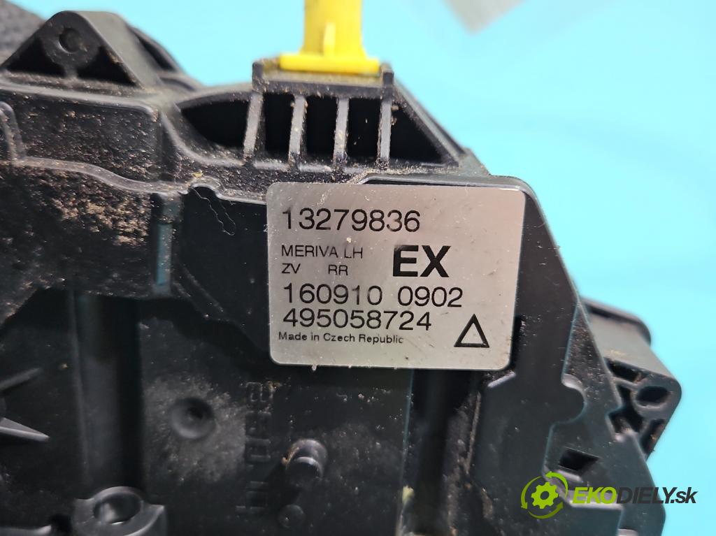 Opel Meriva B 2010-2017 1.7 cdti 131 hp manual 96 kW 1686 cm3 5- zámek zadní levý 13279836
