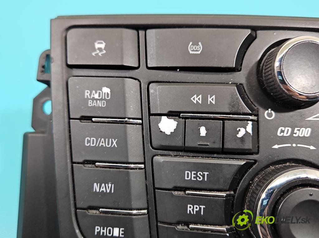 Opel Meriva B 2010-2017 1.7 cdti 131 HP manual 96 kW 1686 cm3 5- Radio originál 13346047