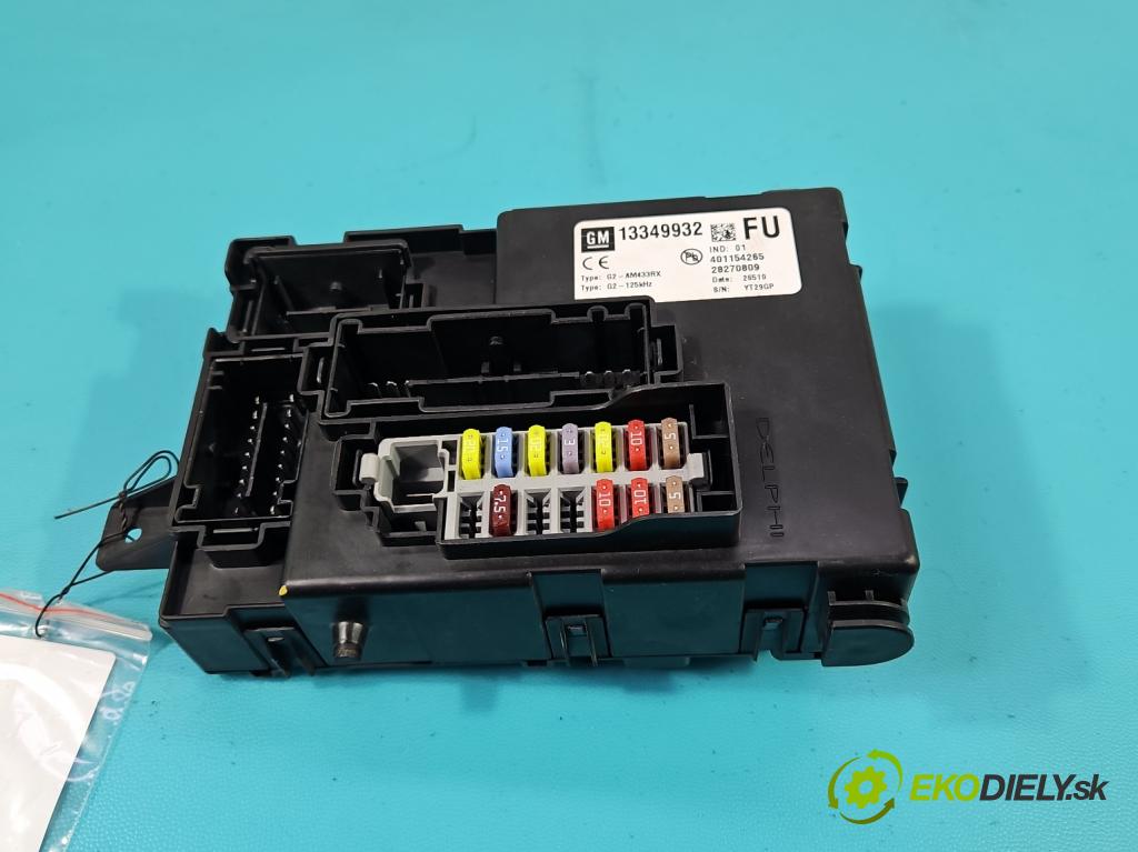 Opel Meriva B 2010-2017 1.7 cdti 131 HP manual 96 kW 1686 cm3 5- skrinka poistka 13349932 (Poistková skrinka)