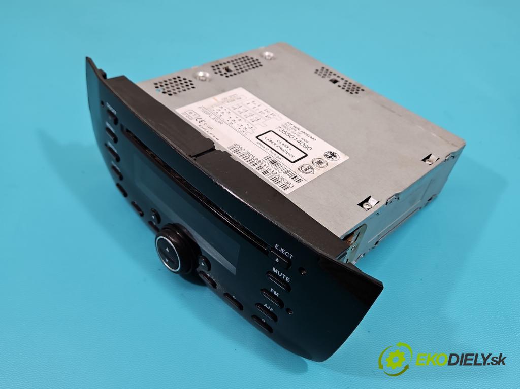 Fiat Punto EVO 09-12 1.4 77 HP manual 57 kW 1368 cm3 5- Radio originál 7355014090