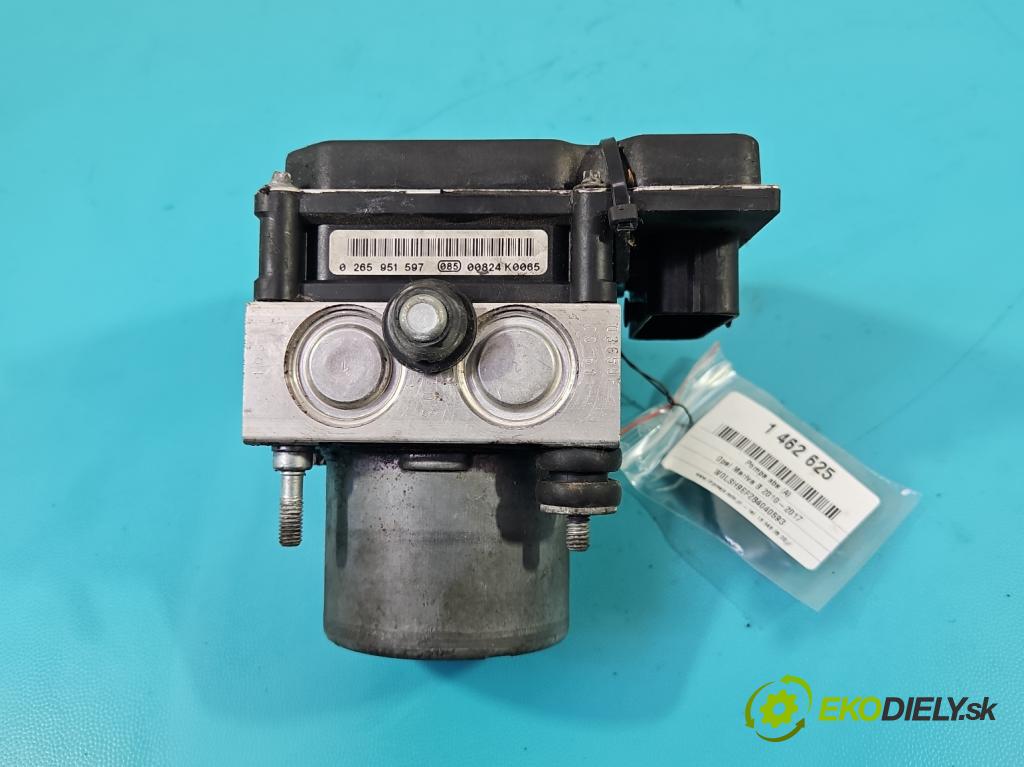 Opel Meriva B 2010-2017 1.7 cdti 131 HP manual 96 kW 1686 cm3 5- čerpadlo abs 0265238089 (Pumpa ABS)
