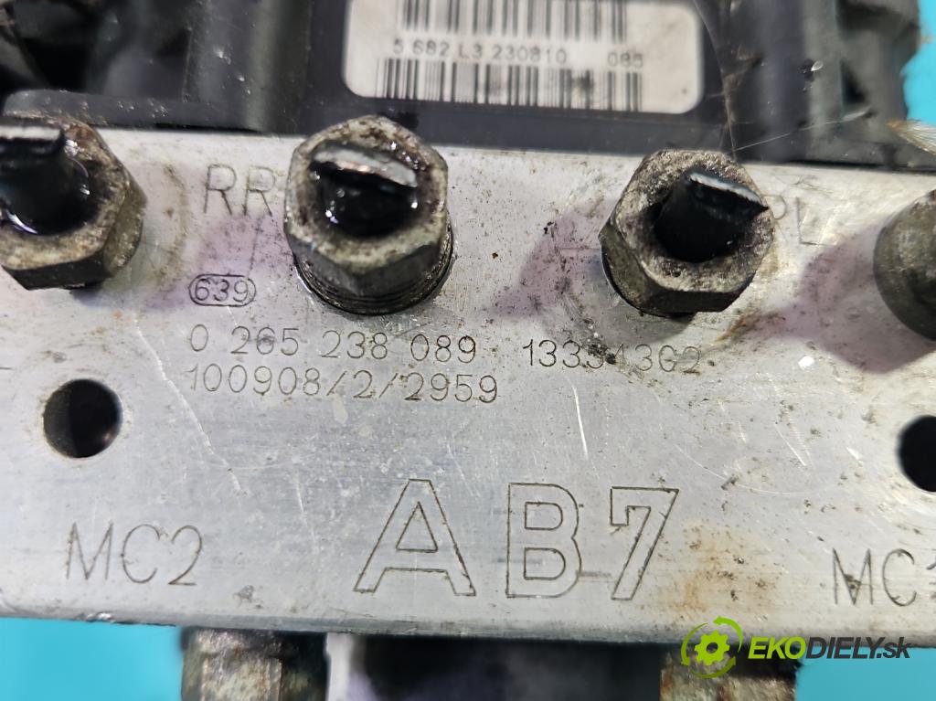 Opel Meriva B 2010-2017 1.7 cdti 131 HP manual 96 kW 1686 cm3 5- čerpadlo abs 0265238089 (Pumpa ABS)