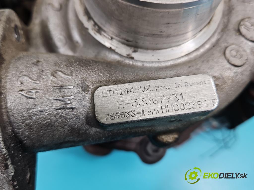 Opel Meriva B 2010-2017 1.7 cdti 131 hp manual 96 kW 1686 cm3 5- Turbodmychadlo 789533-1 (Kompletní turbodmychadlo)