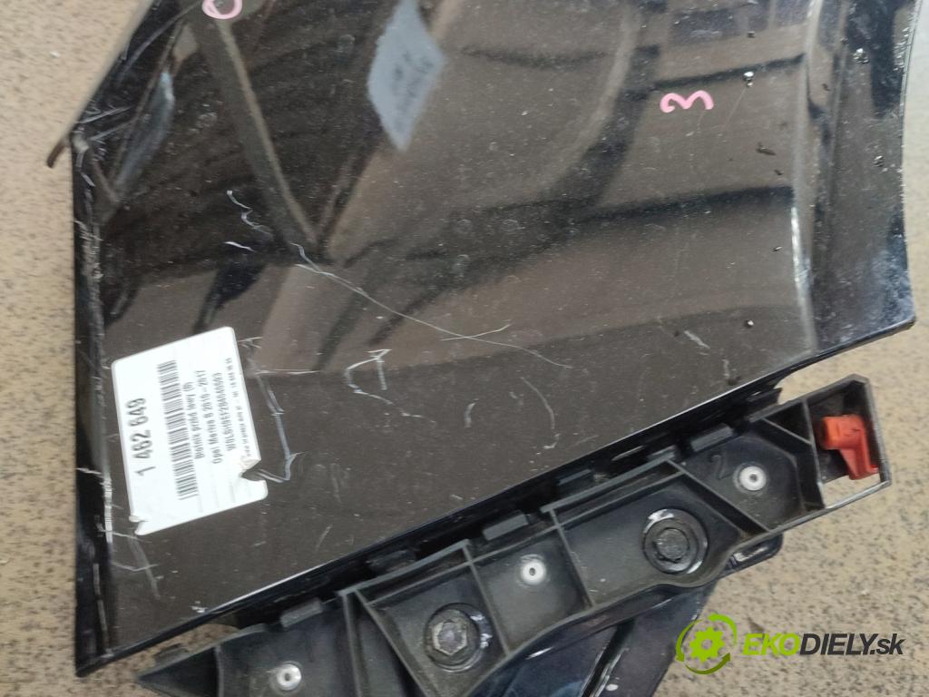 Opel Meriva B 2010-2017 1.7 cdti A17DTS: 131 HP manual 96 kW 1686 cm3 5- blatník predné ľavý  (Blatník predný ľavý)