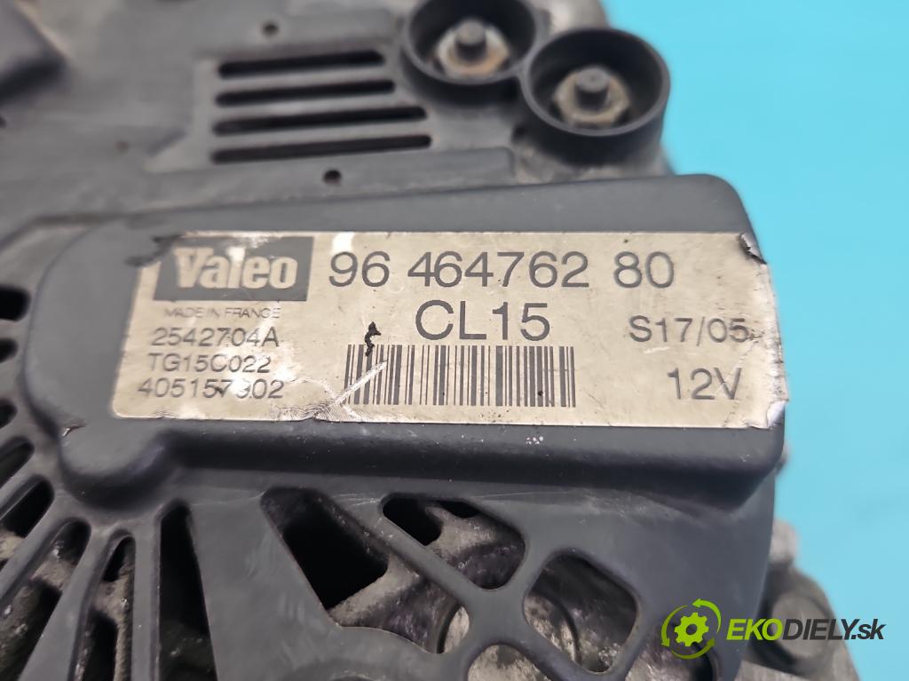 Citroen C3 I 2002-2009 1.4 hdi 68 HP manual 50 kW 1398 cm3 5- Alternator 9646476280 (Alternátor)