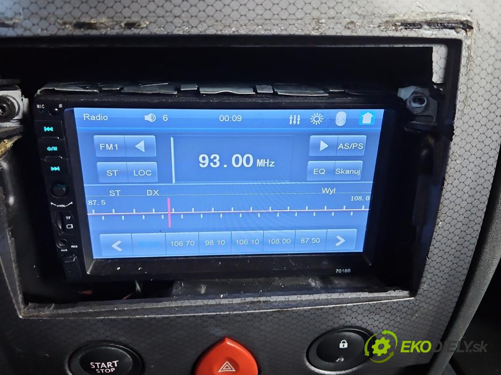 Renault Megane II 2003-2008 1.5 dci 82 hp manual 60 kW 1461 cm3 5- Radio 7018B