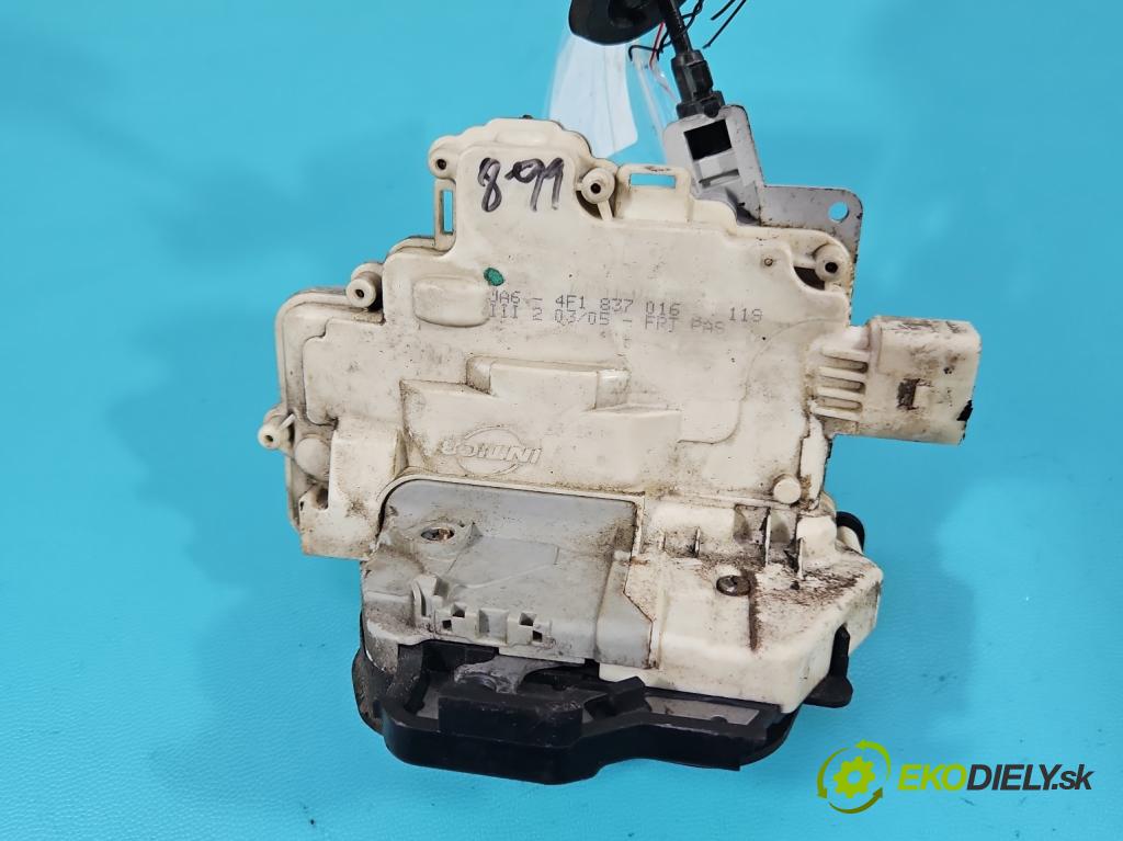 Audi A6 C6 2004-2011 2.0 tdi 140 hp manual 103 kW 1968 cm3 4- zámek přední pravý 4F1837016