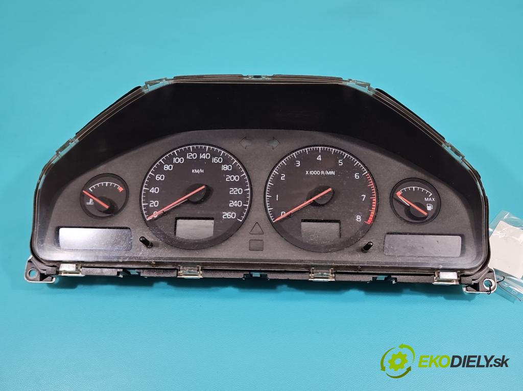 Volvo S60 I 2000-2010 2.4 20V 140 HP manual 103 kW 2435 cm3 4- prístrojovka/ budíky 8637993 (Prístrojová doska)