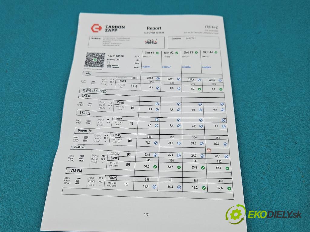 Kia Soul I 2008-2013 1.6 crdi 128 HP manual 94 kW 1582 cm3 5- vstrek komplet 0445110320