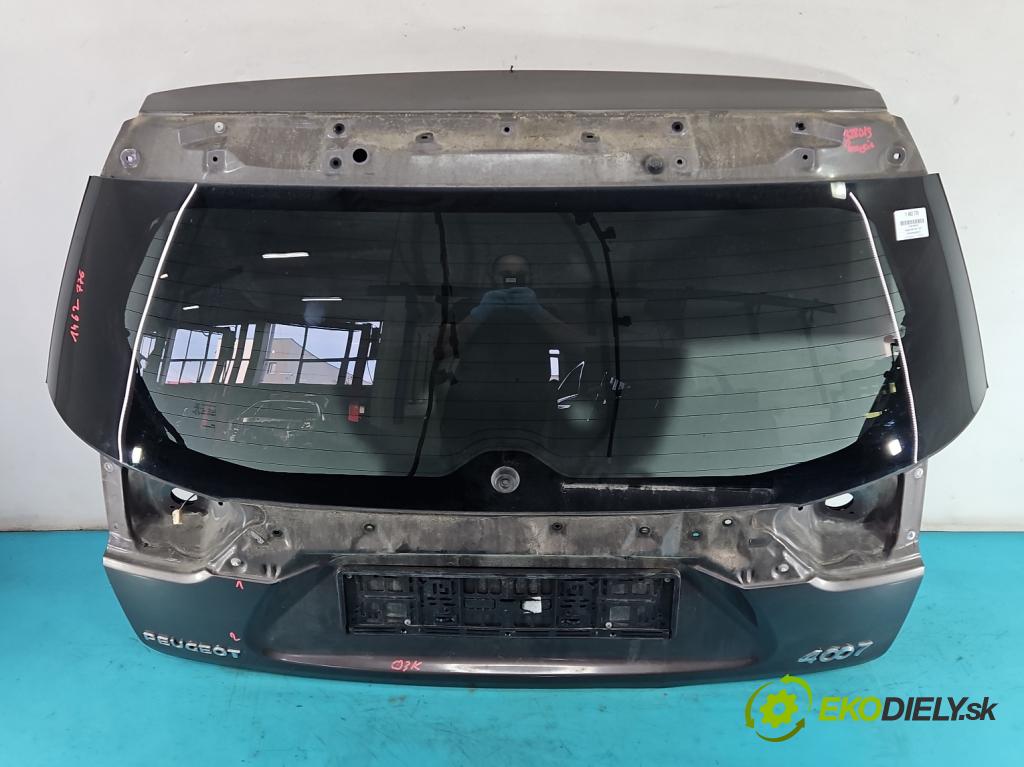 Peugeot 4007 2007-2012 2.2 hdi 156 HP automatic 115 kW 2179 cm3 5- zadna kufor  (Kapota zadná (kufor))