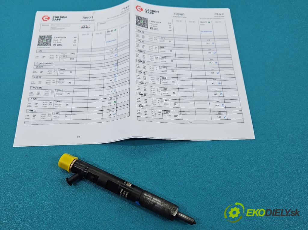 Renault Megane II 2003-2008 1.5 dci 82 HP manual 60 kW 1461 cm3 5- vstrek EJBR01801A (Vstrekovač paliva)