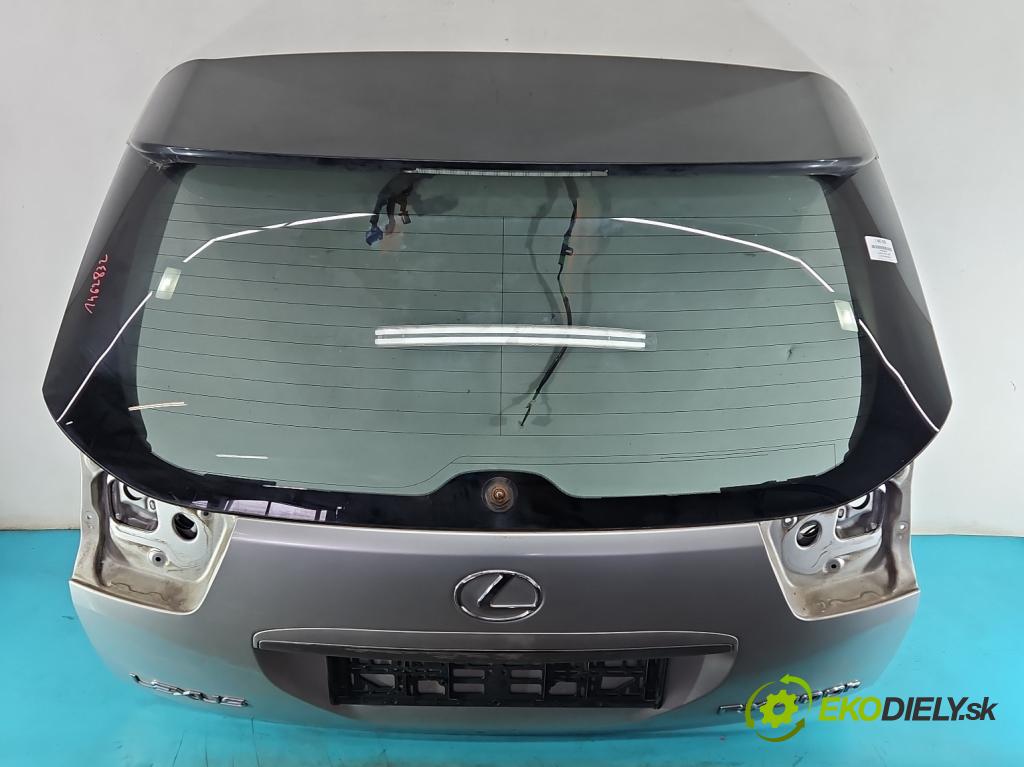 Lexus RX II 2003-2008 3.3 V6 211KM automatic 155 kW 3311 cm3 5- zadna kufor  (Kapota zadná (kufor))