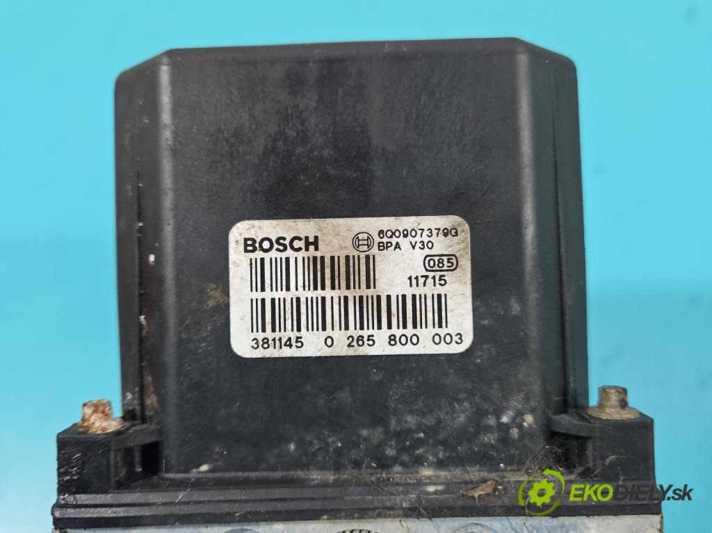 Skoda Fabia I 1999-2007 1.2 12V 64 HP manual 47 kW 1198 cm3 5- čerpadlo abs 0265222006 (Pumpa ABS)