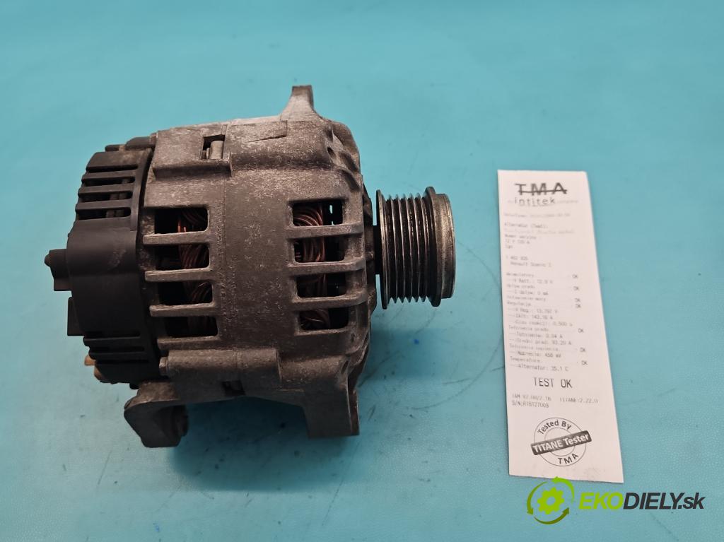 Renault Scenic I 1996-2003 1.9 dci 102 HP manual 75 kW 1870 cm3 5- Alternator 8200054588 (Alternátor)