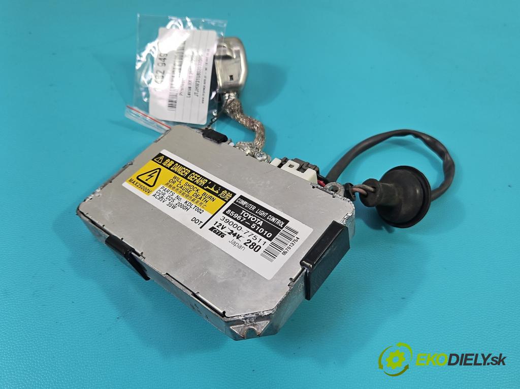 Lexus RX II 2003-2008 3.3 V6 211KM automatic 155 kW 3311 cm3 5- střídač: xenon 85967-51010 (Riadiaca jednotka xenónu)