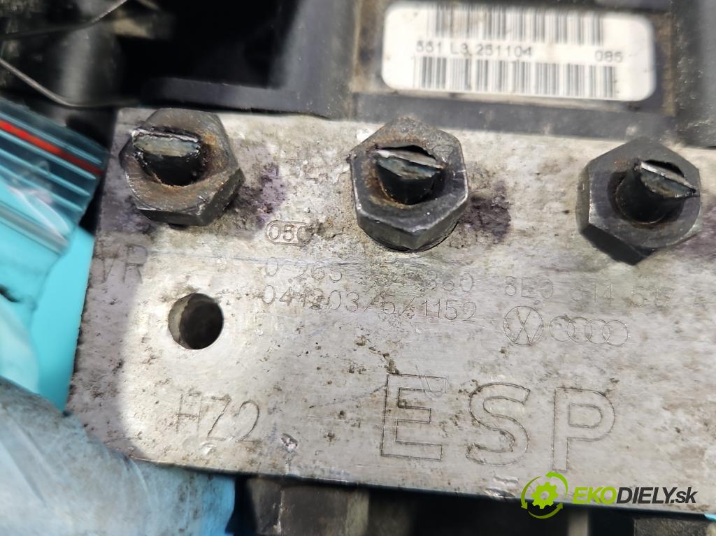 Audi A4 B7 2004-2008 1.9 tdi 116 HP manual 85 kW 1896 cm3 5- čerpadlo abs 0265950468 (Pumpa ABS)