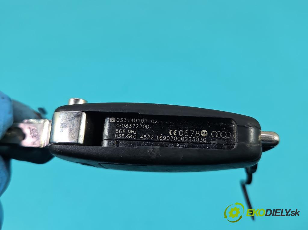 Audi A6 C6 2004-2011 2.0 tdi 140 HP manual 103 kW 1968 cm3 4- Spínačka 4F0909131D (Spínacia skrinka)