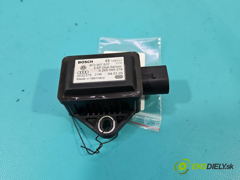 Audi A6 C6 2004-2011 2.0 tdi 140 hp manual 103 kW 1968 cm3 4- snímač ESP 4F0907637