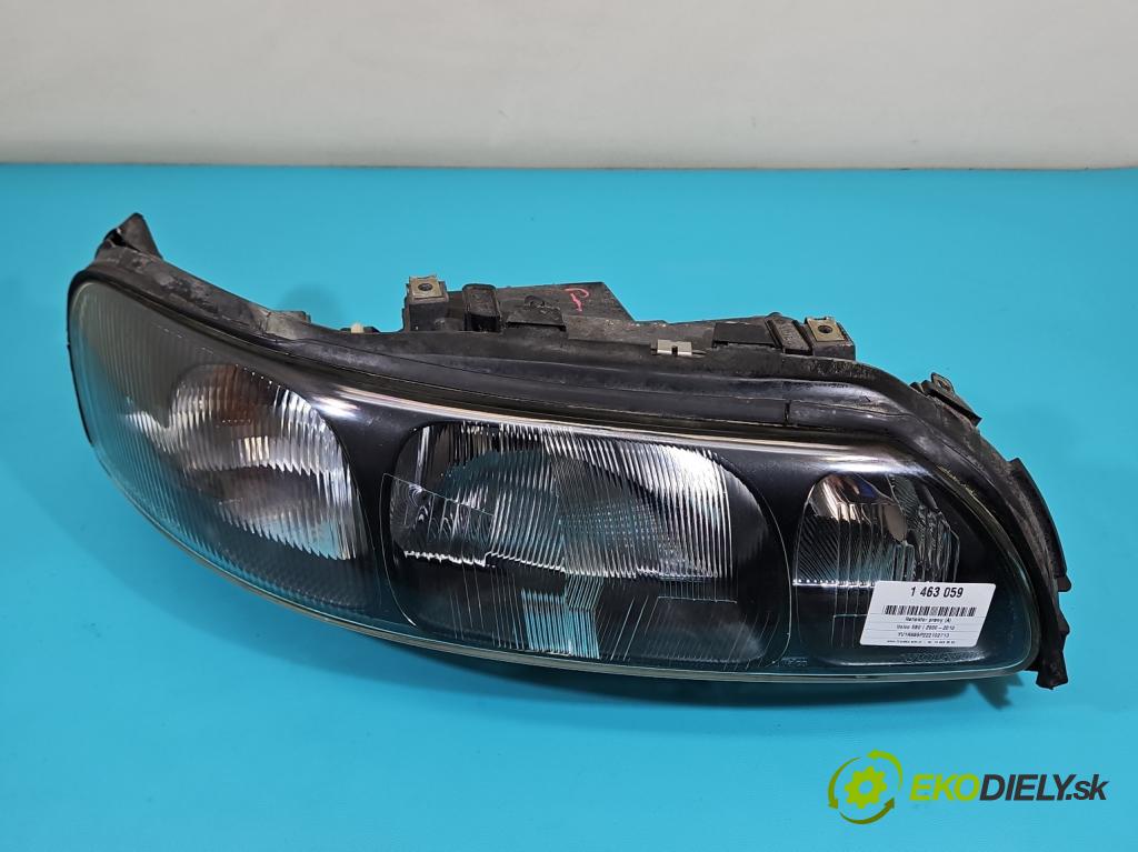 Volvo S60 I 2000-2010 2.4 20V 140 HP manual 103 kW 2435 cm3 4- Reflektor: pravý 8659611 (Svetlo predné pravé)