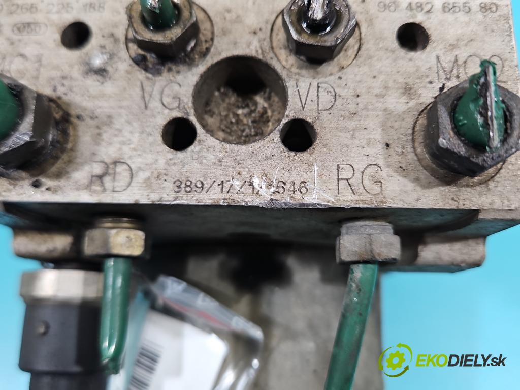 Peugeot 307 2.0 16V 135 HP manual 99 kW 1997 cm3 5- čerpadlo abs 9648265580 (Pumpa ABS)