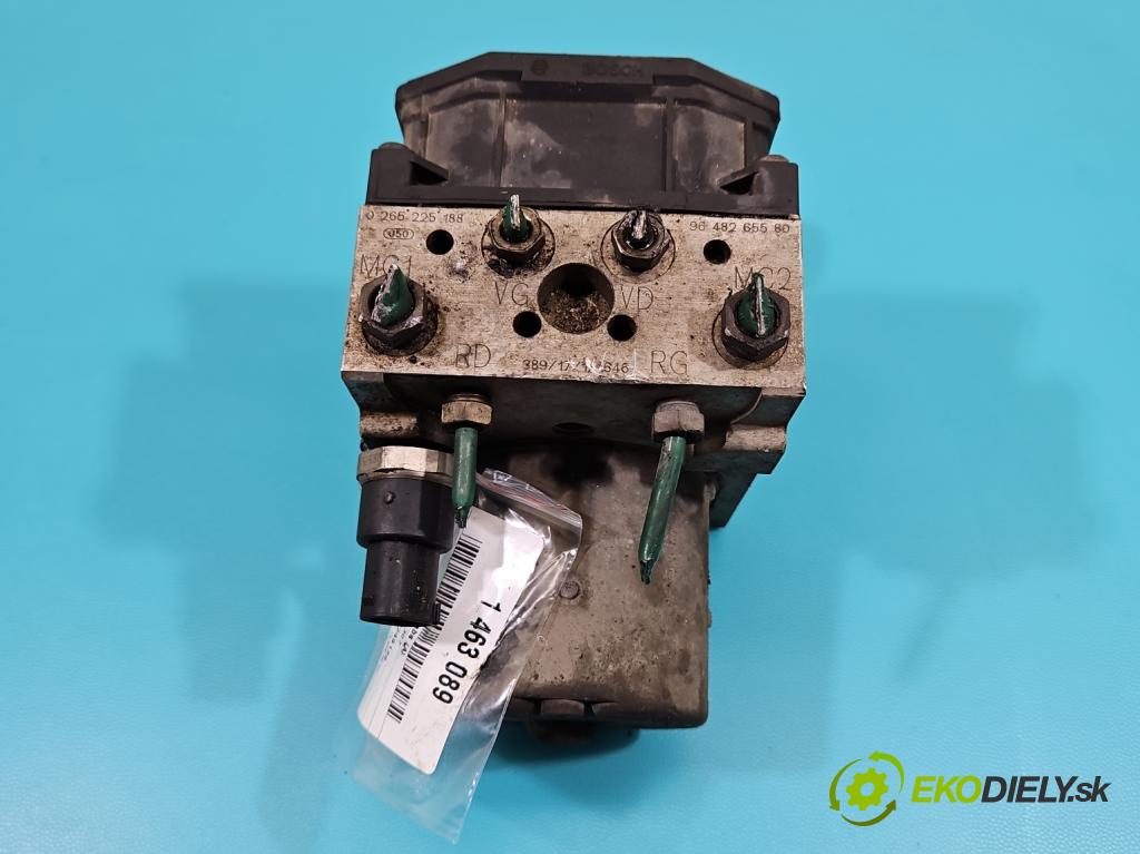 Peugeot 307 2.0 16V 135 HP manual 99 kW 1997 cm3 5- čerpadlo abs 9648265580 (Pumpa ABS)