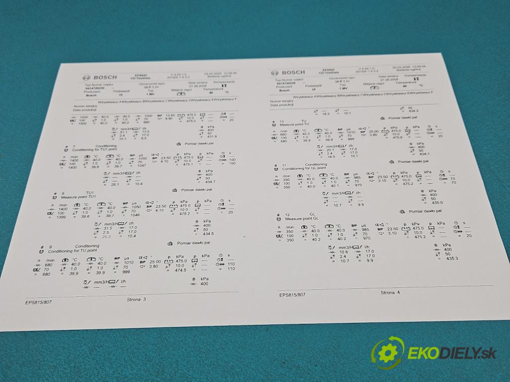 Audi A4 B7 2004-2008 1.9 tdi 116 HP manual 85 kW 1896 cm3 5- vstrekovacie čerpadlo 0414720230 (Vstrekovač paliva)