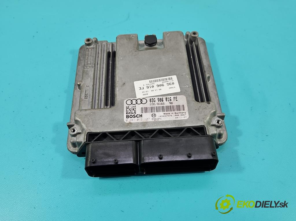 Audi A4 B7 2004-2008 1.9 tdi 116 HP manual 85 kW 1896 cm3 5- riadiaca jednotka motora 03G906016FE