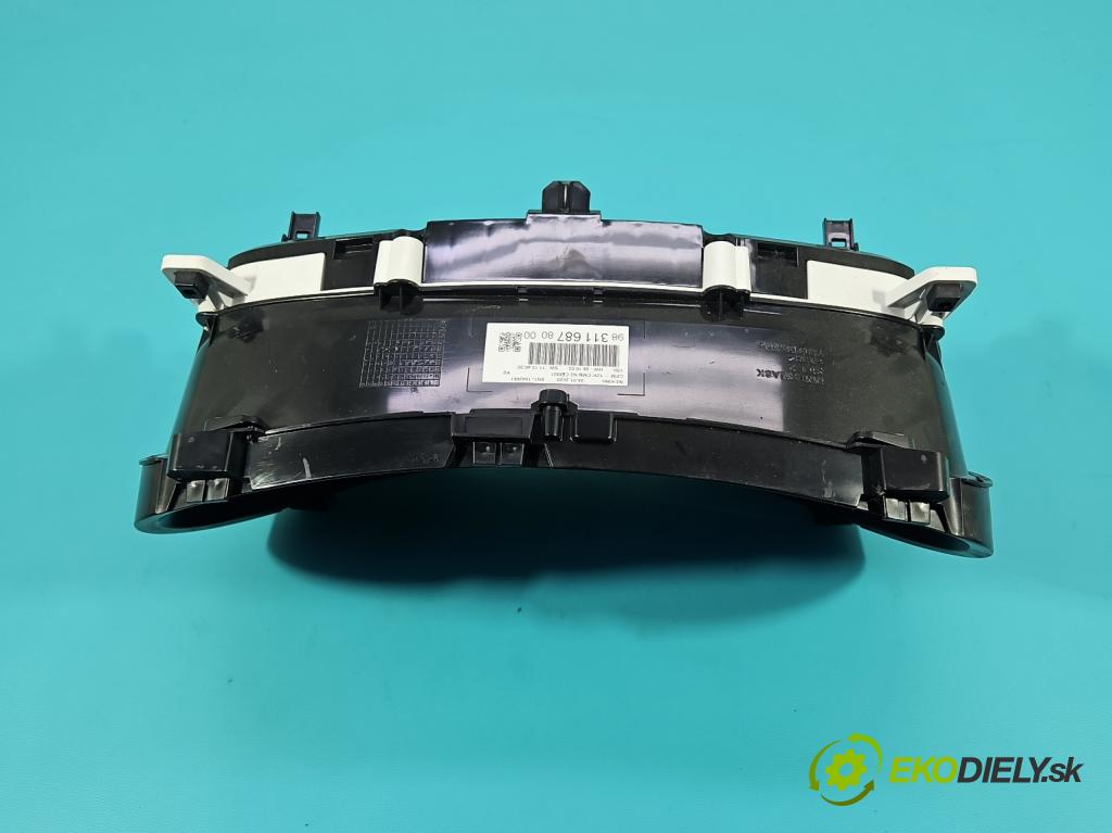 Peugeot Expert III 2016- 2.0 hdi 122 HP manual 90 kW 1997 cm3 5- prístrojovka/ budíky 9831168780 (Prístrojová doska)