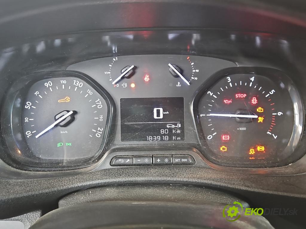 Peugeot Expert III 2016- 2.0 hdi 122 HP manual 90 kW 1997 cm3 5- prístrojovka/ budíky 9831168780 (Prístrojová doska)
