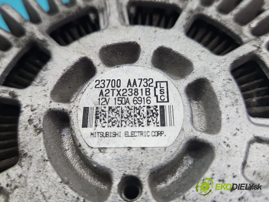 Subaru Forester IV SJ 2012-2018 2.0 BOXER 147 HP manual 108 kW 1999 cm3 5- Alternator 23700-AA732 (Alternátor)
