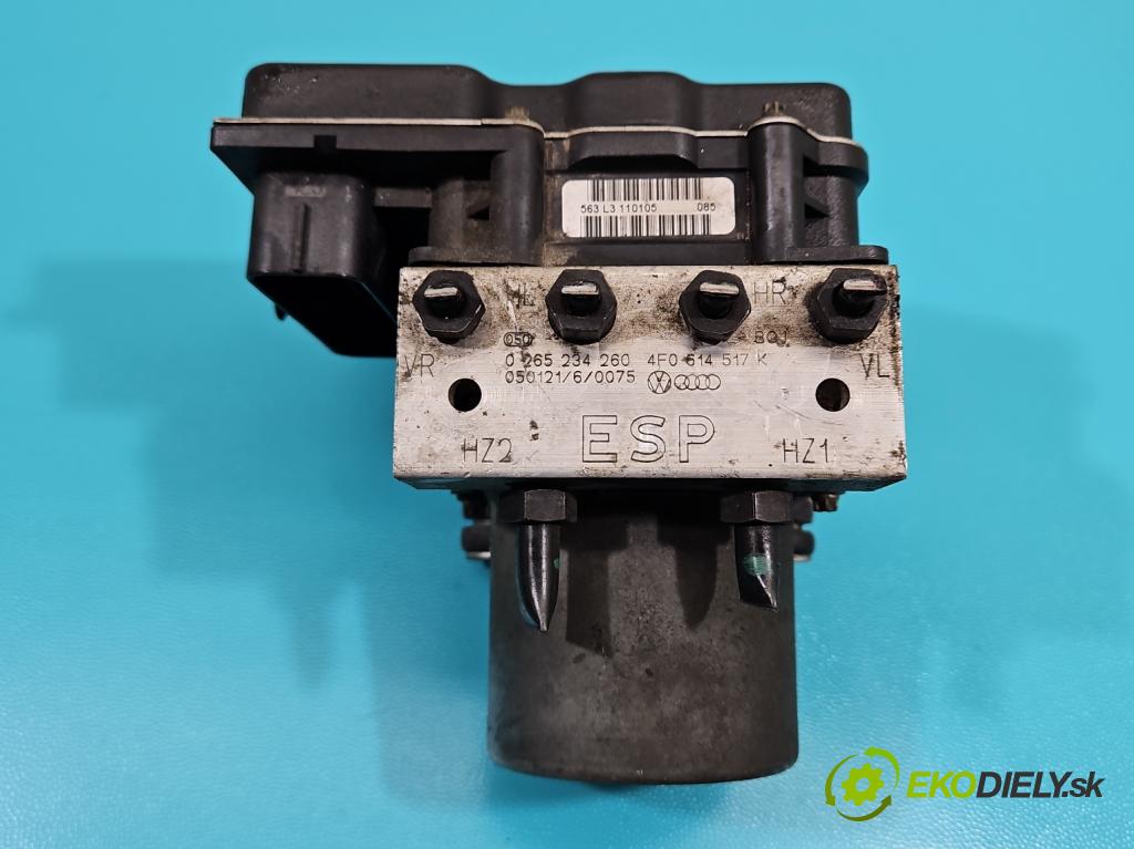 Audi A6 C6 2004-2011 2.0 tdi 140 HP manual 103 kW 1968 cm3 4- čerpadlo abs 0265234260 (Pumpa ABS)