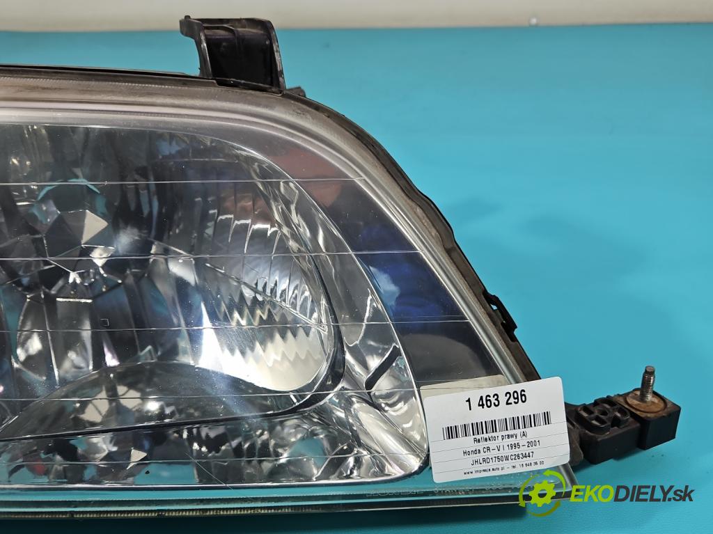 Honda CR-V I 1995-2001 2.0 16V 147 HP manual 108 kW 1997 cm3 5- Reflektor: pravý  (Svetlo predné pravé)