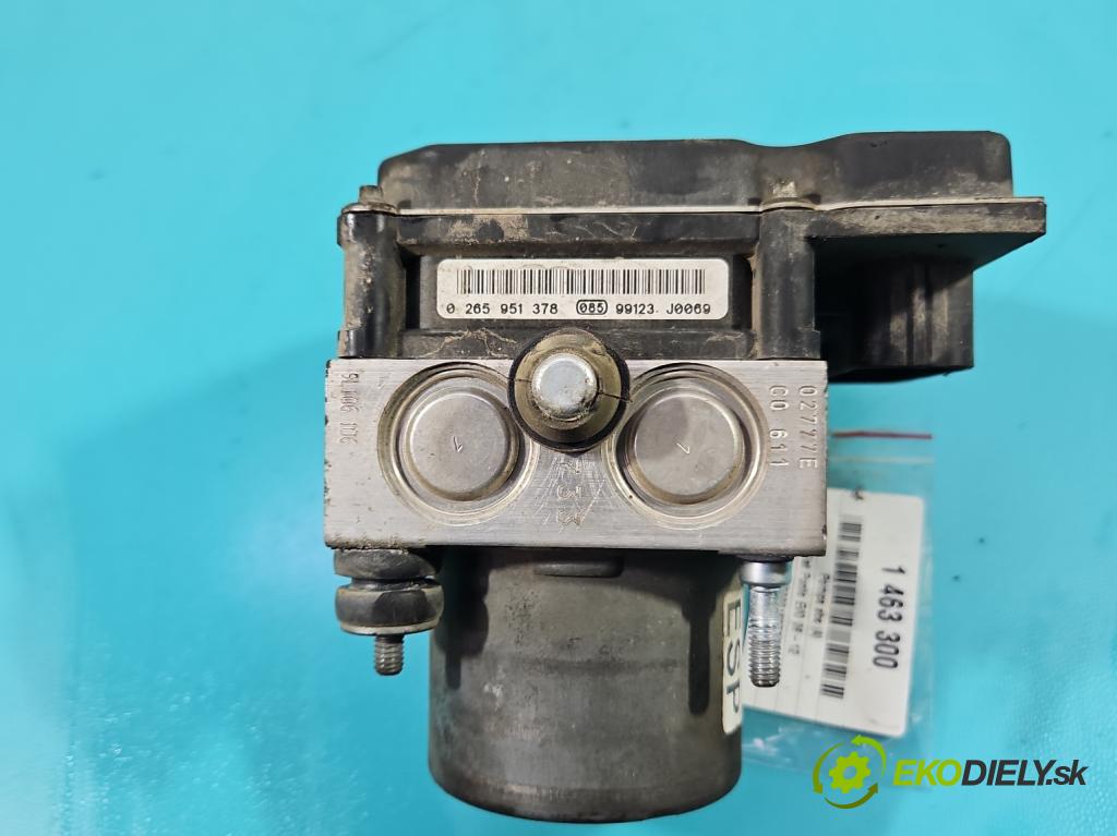 Fiat Punto EVO 09-12 1.4 77 HP manual 57 kW 1368 cm3 5- čerpadlo abs 0265230808 (Pumpa ABS)