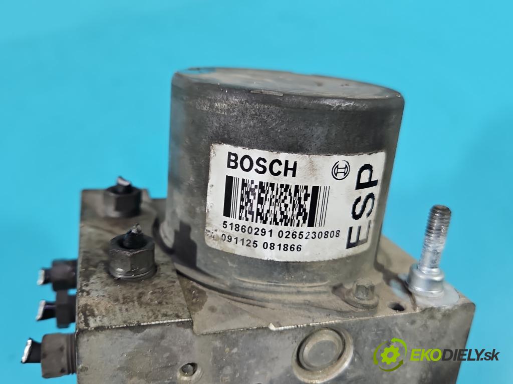 Fiat Punto EVO 09-12 1.4 77 HP manual 57 kW 1368 cm3 5- čerpadlo abs 0265230808 (Pumpa ABS)