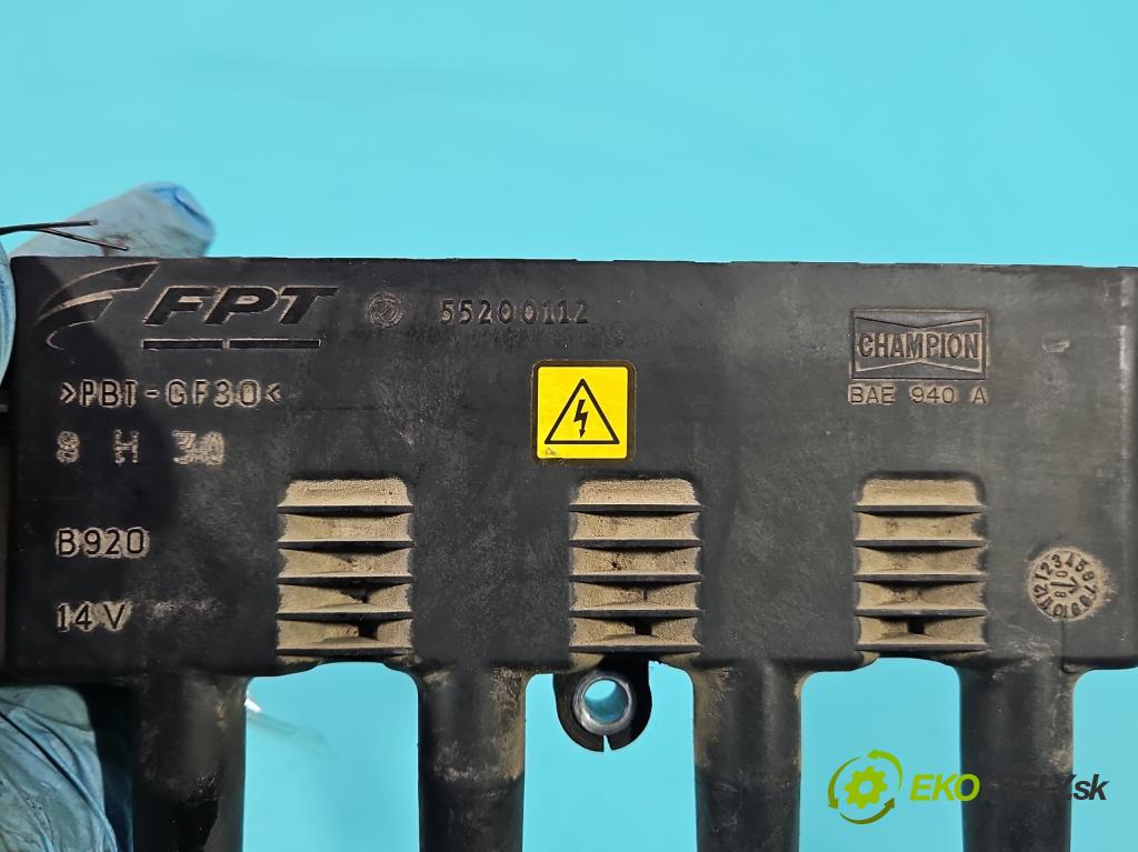 Fiat Punto Grande 1.4 77 HP manual 57 kW 1368 cm3 5- cievka zapaľovacia 55200112 (Zapaľovacia cievka)