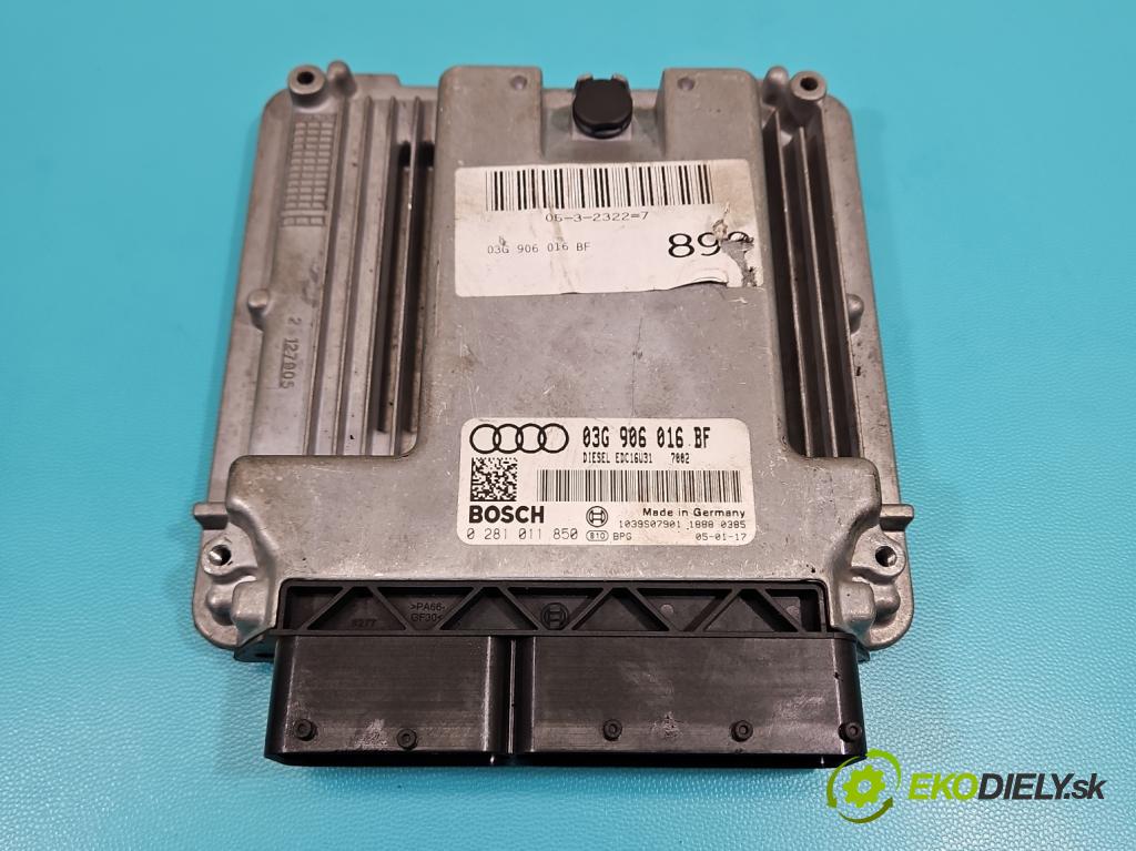 Audi A6 C6 2004-2011 2.0 tdi 140 HP manual 103 kW 1968 cm3 4- riadiaca jednotka motora 03G906016BF