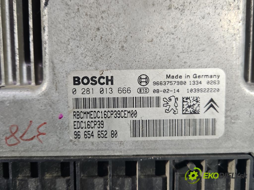 Peugeot 4007 2007-2012 2.2 hdi 156 HP automatic 115 kW 2179 cm3 5- riadiaca jednotka motora 0281013666