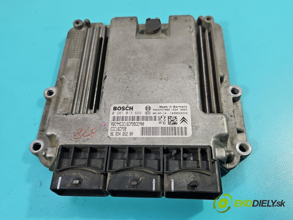 Peugeot 4007 2007-2012 2.2 hdi 156 HP automatic 115 kW 2179 cm3 5- riadiaca jednotka motora 0281013666