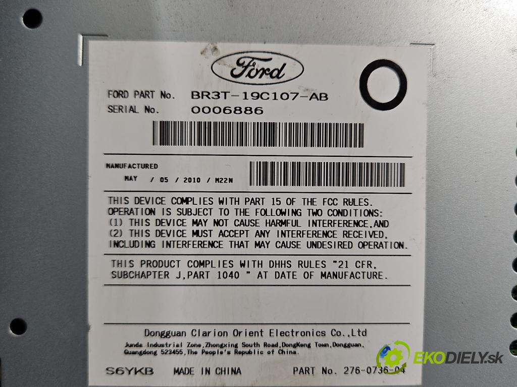 Ford Mustang V 2004-2014 3.7 V6 automatic 227 kW 3731 cm3 2- Radio originál BR3T-19C107-AB