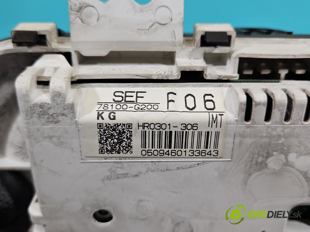 Honda Accord VII 2002-2008 2.2 140 HP manual 103 kW 2204 cm3 4- prístrojovka/ budíky 78100-G200 (Prístrojová doska)