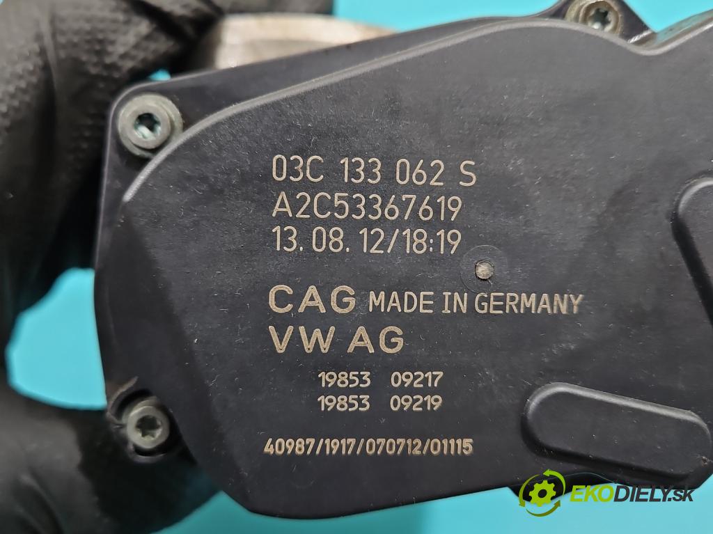 Vw Jetta VI 2010-2018 1.4 TSI 122 HP automatic 90 kW 1390 cm3 4- klapka 03C133062S (Škrtiaca klapka)
