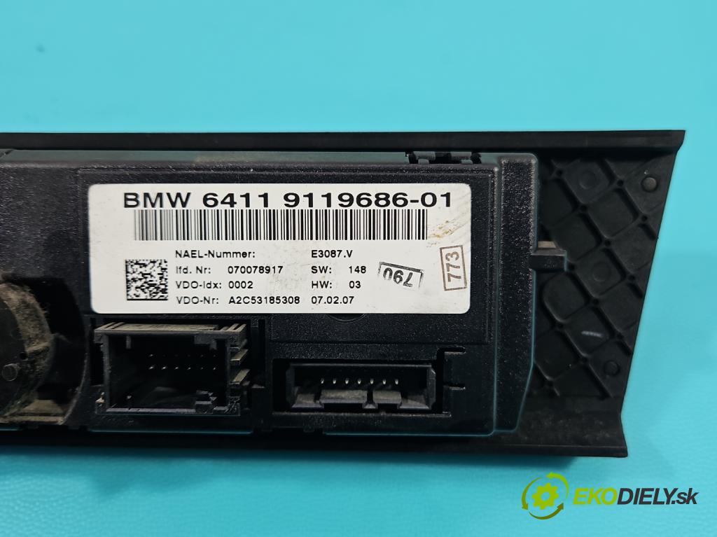 Bmw 3 E90 2005-2013 2.0d 163 HP manual 120 kW 1995 cm3 4- panel kúrenia 9119686