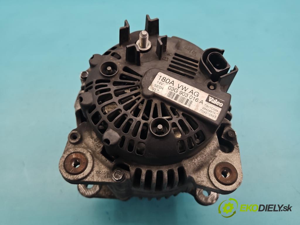 Audi A6 C6 2004-2011 2.0 tdi 140 HP manual 103 kW 1968 cm3 4- Alternator 03G903016A (Alternátor)