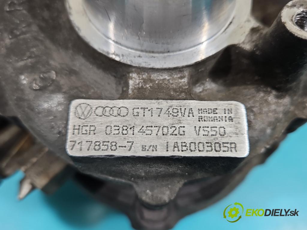 Audi A6 C6 2004-2011 2.0 tdi 140 hp manual 103 kW 1968 cm3 4- Turbodmychadlo 717858-7 (Kompletní turbodmychadlo)