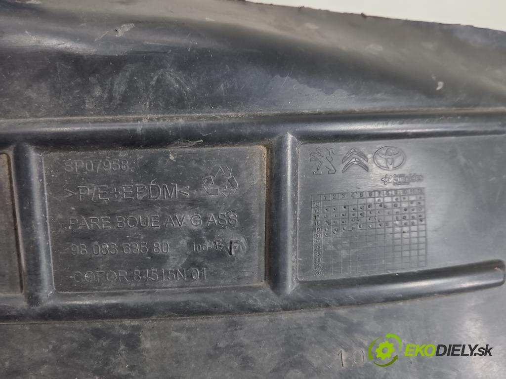 Peugeot Expert III 2016- 2.0 hdi 122 hp manual 90 kW 1997 cm3 5- blatník: přední levé 9808363580